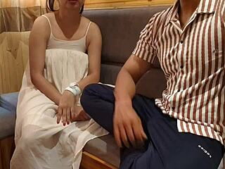 First Time Jija Fucks Sali Romantic in Room with Beautiful Indian Wife Sister
