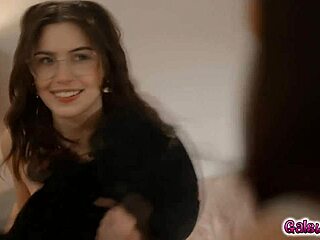 Lulu Chu and Electra Rayne sneak away from kissing for ebony-asian pussy licking and face sitting thrills.