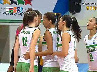 Brazil U20 Women's Volleyball Hotties Voyeur Views