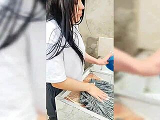 Petite Colombian Step-Cousin Fucks Deepthroat Style