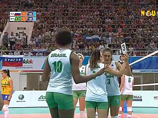 Brazil U20 Women's Volleyball Hotties Voyeur Views