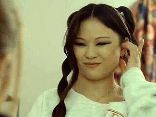 Lulu Chu and Electra Rayne sneak away from kissing for ebony-asian pussy licking and face sitting thrills.