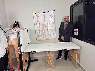 Blindfolded bride humiliated by doc's huge cock massage in hospital