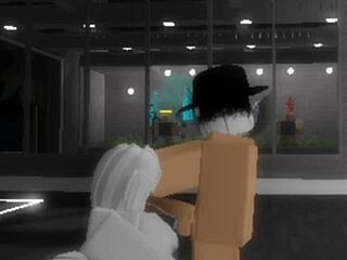 Fucked Stranger in Roblox Cowgirl Missionary Till Cumshot!