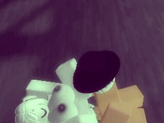 Fucked Stranger in Roblox Cowgirl Missionary Till Cumshot!