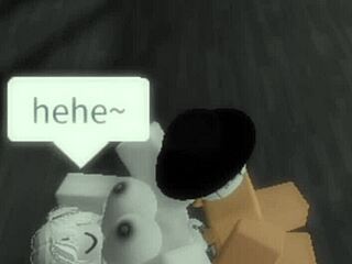 Fucked Stranger in Roblox Cowgirl Missionary Till Cumshot!
