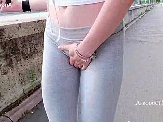 i wet my pussy in public toilet and home