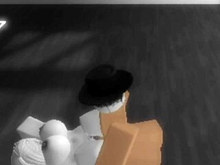 Fucked Stranger in Roblox Cowgirl Missionary Till Cumshot!