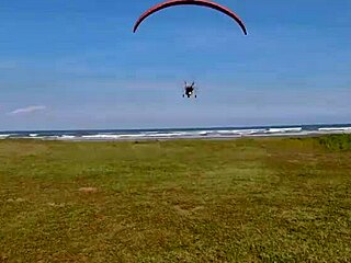 priscila belini strips naked masturbates on beach paramotor