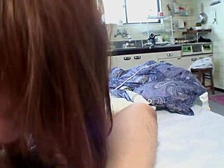 Megumi Iwabuchi's Hairy Pussy Teased Wide Open