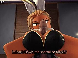 she falls deep into the rabbit hole roleplay with big tits teen amateur creampie on ass