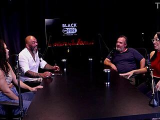 watch her stuff everything in mouth for lesbian scenes they crave seeing that cock but he won't cum!