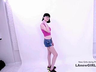 egyptian goddess spreads wide for deep pounding in modeling audition