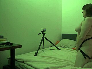 backstage with curvy bbw brunette milf giggling through dirty talk bdsm shoot feels wild