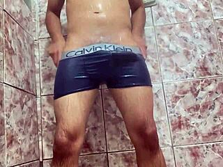 WOW, Novinho's Massive Cock Bulging Under Tight Underwear Is Delicious!