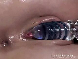 petite blonde heather starlett rips clothes hairy pussy dildo fucks to squirting orgasm