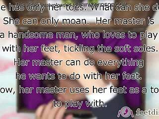 secretary lilly's nylon feet get tickled in fetish box vol 2