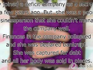 secretary lilly's nylon feet get tickled in fetish box vol 2