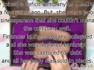 secretary lilly's nylon feet get tickled in fetish box vol 2