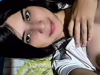 Yulieth Gomez Caresses and Flaunts Her Massive Tits Seductively