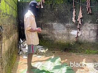 backyard fuck date with landlord's horny petite daughter