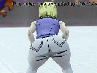 Android 18 shakes that monster ass so damn good