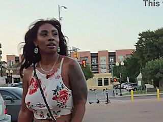 bbc couple's ebony pussy gets pounded doggystyle after wet date night