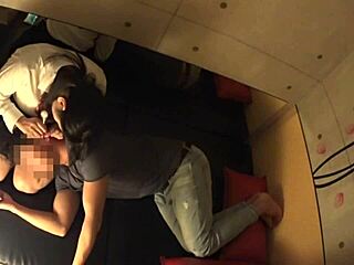 Japanese busty schoolgirl receives intense secret body massage session four