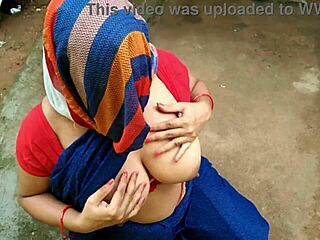 watching stepmom pee then quick backyard fuck on boobs