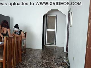maid whore shakes her fat latina ass for daddy on cam