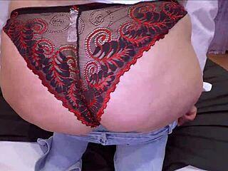 stepmom's jeans stay on as stepson dives in for taboo relief