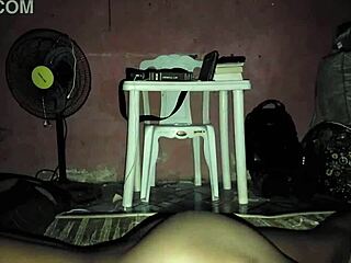 alone without a girlfriend she grabs her favorite toy for intense solo fun