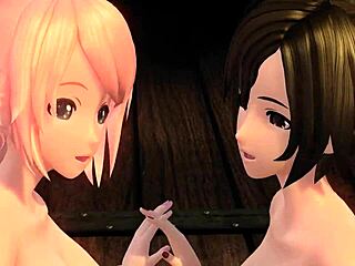 megurine luka and meiko nude mod boobs tits big ass asian japanese goddess full body exposed!