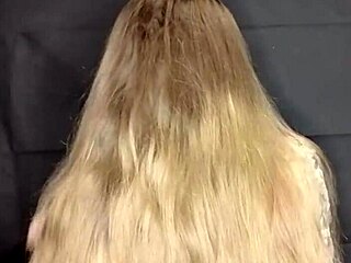 stepmom swallows cumshot dumped on her long shaved hair taboo style