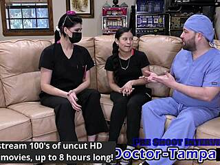 Dr Tampa Gives Mya Bratty Cheerleader Physical Exam