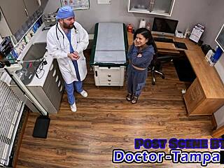Dr Tampa Gives Mya Bratty Cheerleader Physical Exam