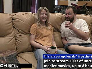 Stacy shepard's shaved pussy quivers from mandatory hitachi vibrator orgasm in doctor's exam