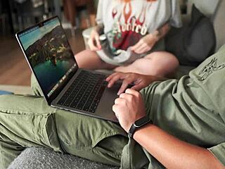 Redhead McDonald's coworker deepthroats cock and swallows cum after shift