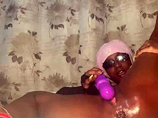 Squirting teen 18+ toys her wet pussy wild in friday night bedroom play frenzy