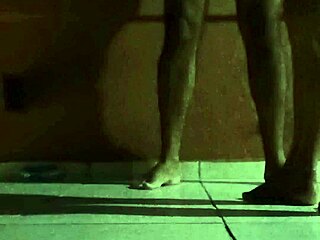 Couple fucks hard on hotel balcony New Year's Eve