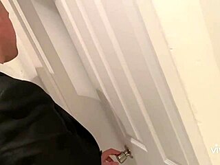 dad spies teen feet then shoots cum in mouth and on toes?!