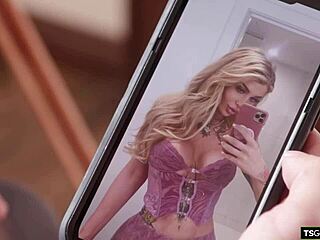 WHAT A STUNNER this shemale date takes BAREBACK assfucking DEEP