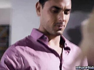 Krissy Lynn Jealous as Husband Ryan Driller Flirts with Hot Babysitter Chloe Temple Big Tits Threesome