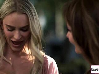 Blonde Newbie Dives Into GF's Shaved Pussy for Outdoor 69 Licking Ecstasy!!