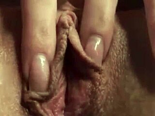 Neighbor Slut Spreads Mature Pussy Lips Wide in Close-Up Tease