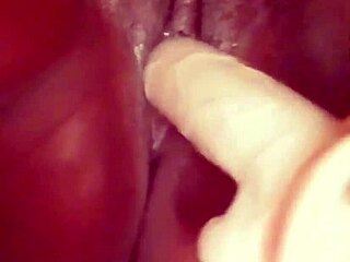 ebony babe's dripping wet pussy ripped clothes solo toy orgasm viral?