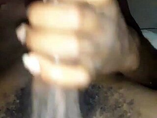 Mzansi teen holds back 18+ homemade jerk off explosion to ring in new year with hot red video tease