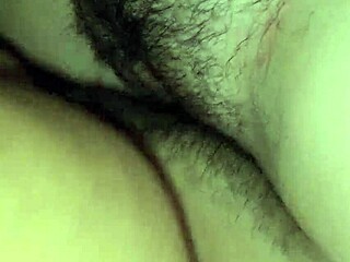 Hermanastra spreads tight hairy pussy for tv time fuck session