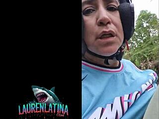 Venezuelan Stunner Pays Lodging With Risky Public Ride