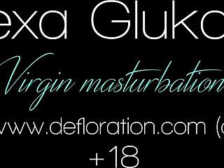 Pierced Tits Blonde Virgin Alexa Fingers Tight Pussy